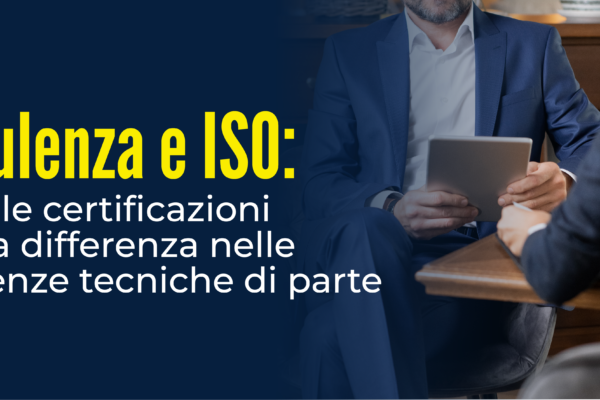 Consulenza e ISO